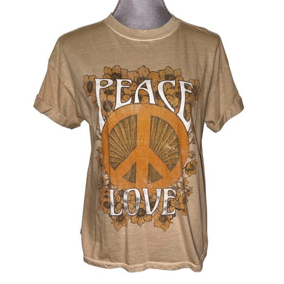 Girl Dangerous Graphic Tee XS – Peace Love Retro 70s Hippie Boho - Picture 2 of 11